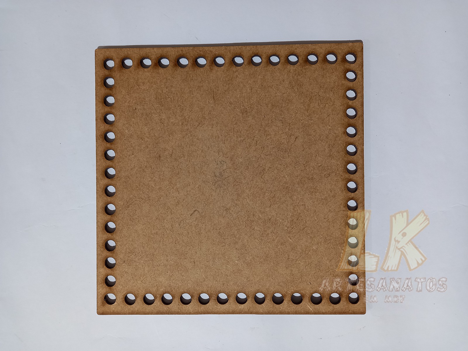 Base para crochê quadrada